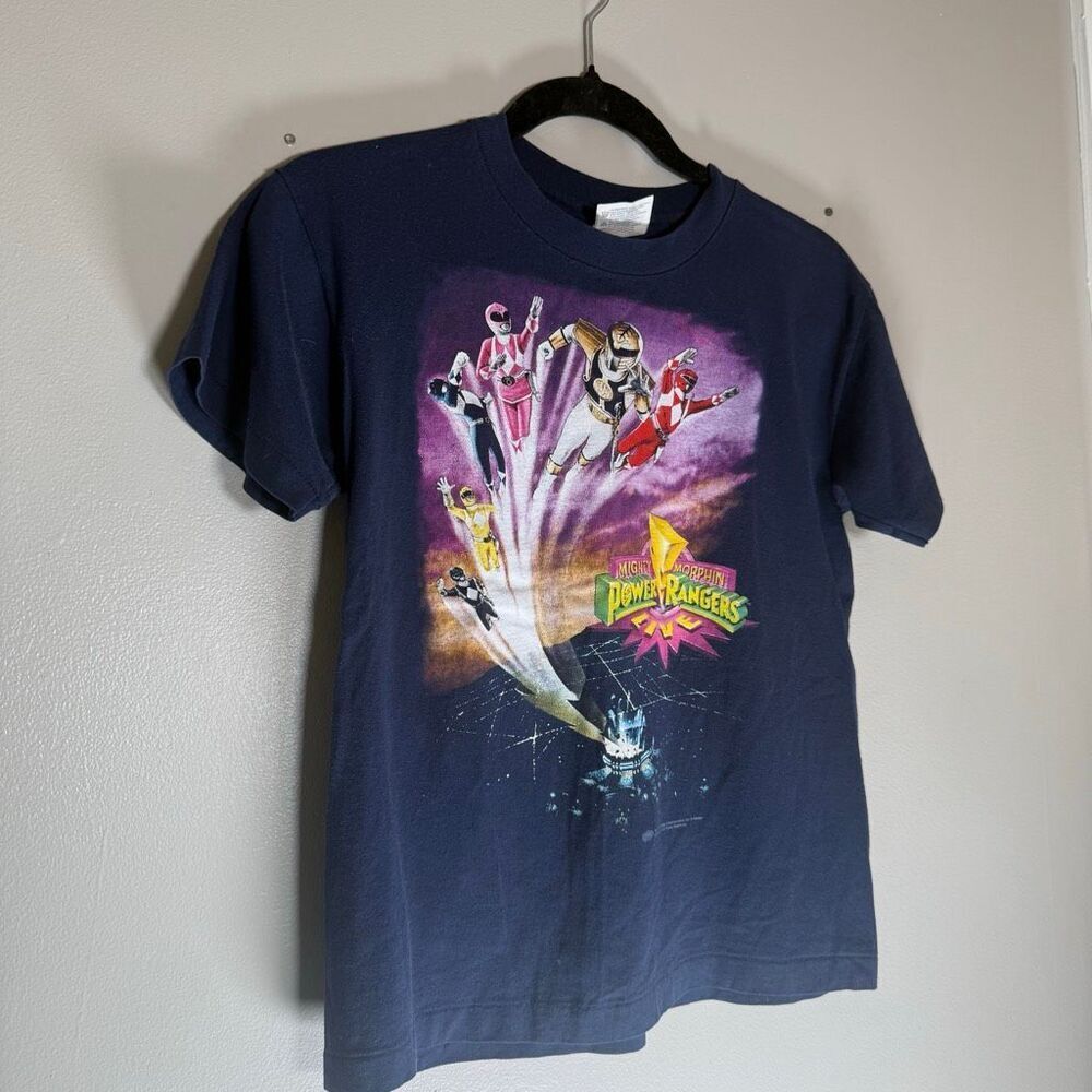 VTG RARE Mighty Morphin Power Rangers Shirt Youth 1994 Live Show 90s USA